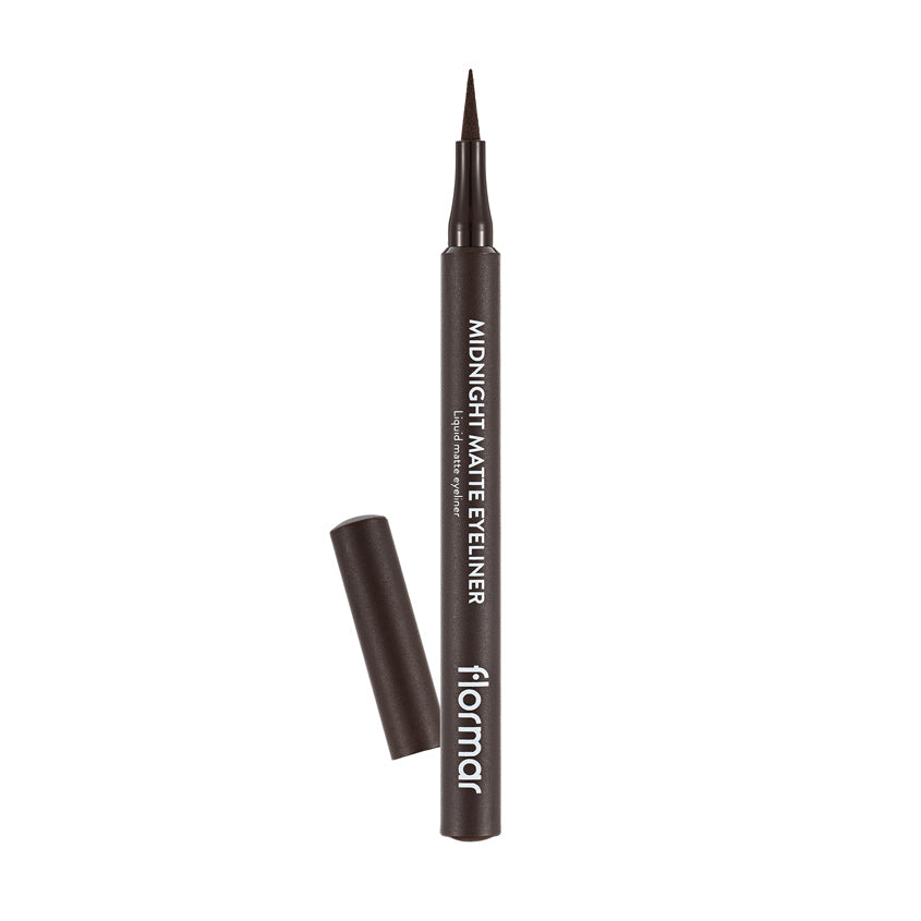 FLORMAR MIDNIGHT MATTE EYELINER 02 BROWN 1,2 ML – buy online