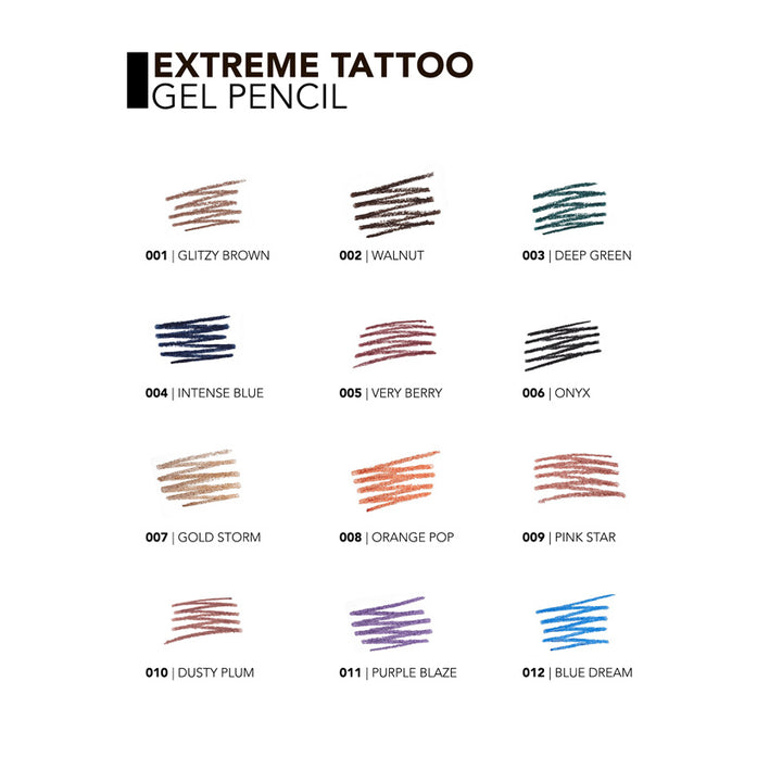 EXTREME TATTOO GEL PENCIL 03 DEEP GREEN 1,2 G