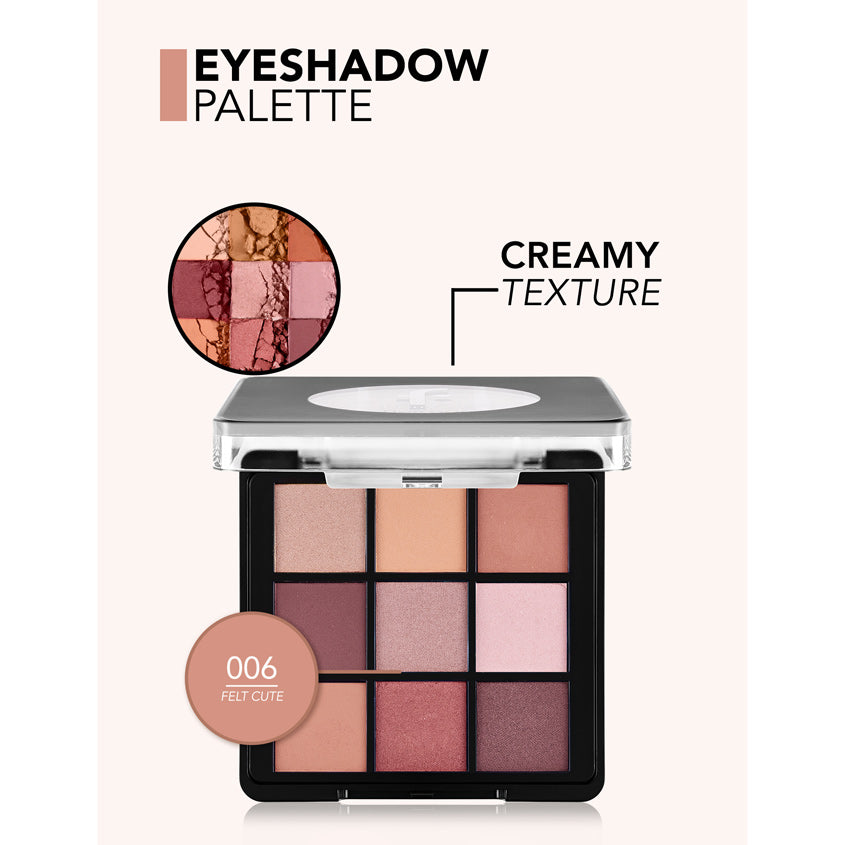 FLORMAR EYESHADOW PALETTE 006 FELT CUTE
