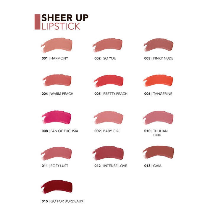 SHEER UP LIPSTICK 011 ROSY LUST 3 G