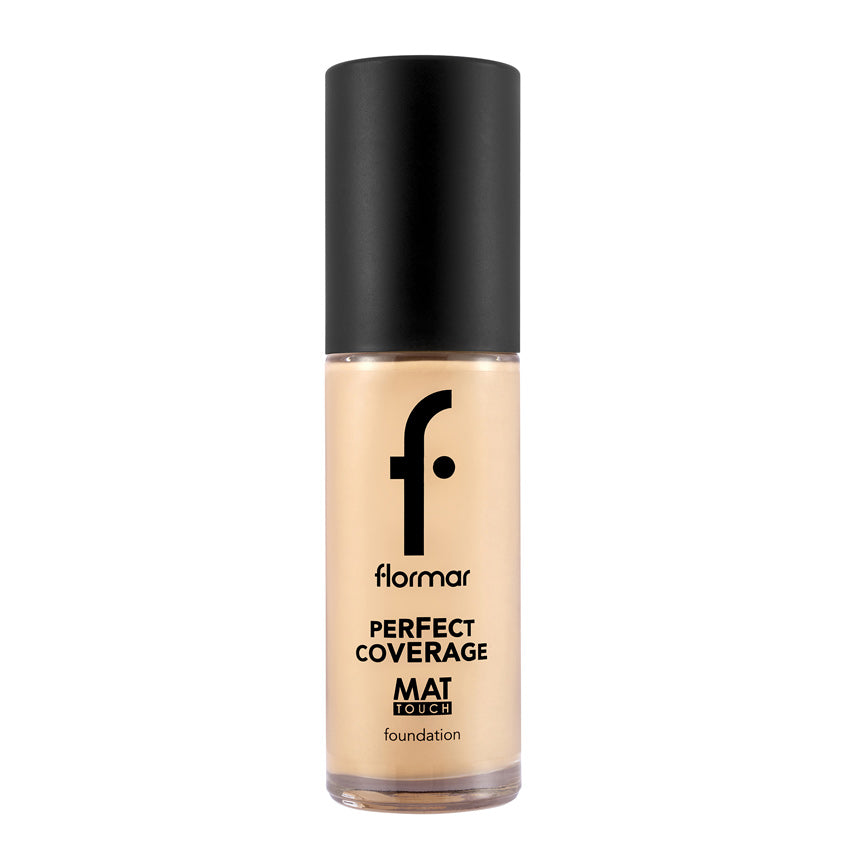 FLORMAR PERFECT COVERAGE MAT TOUCH FOUNDATION 306 PASTELLE 30 ML – buy online