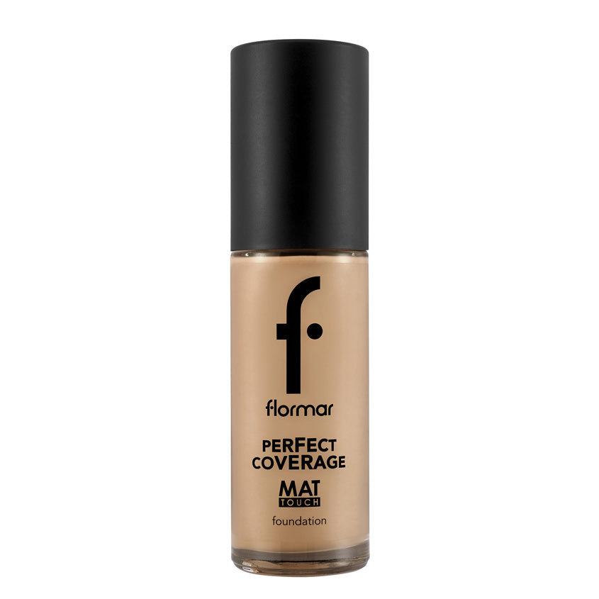 FLORMAR PERFECT COVERAGE MAT TOUCH FOUNDATION 313 MEDIUM BEIGE 30 ML – buy online