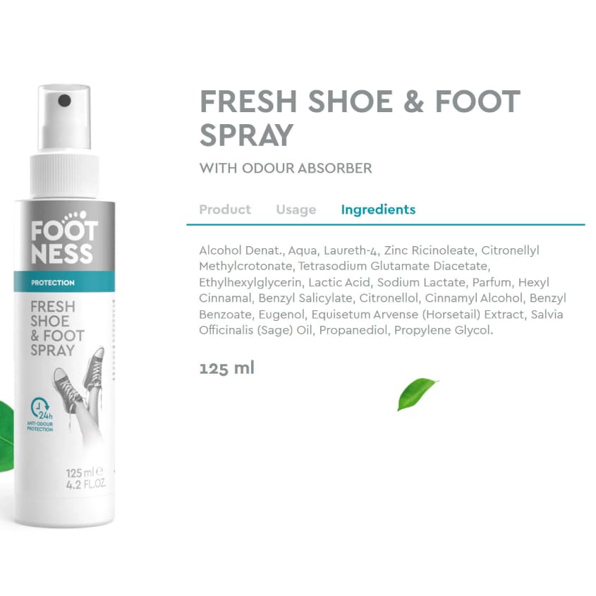 Fresh Shoe And Foot Spray Protection