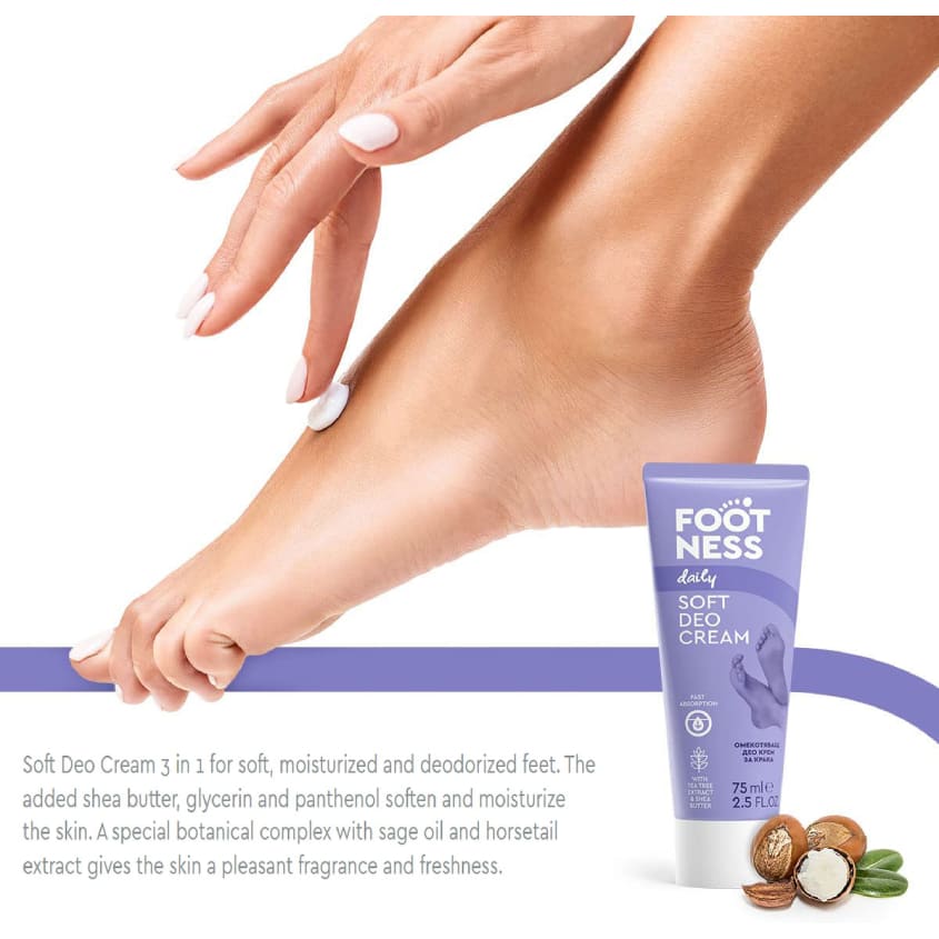 FOOTNESS SOFT DEO CREAM 75ML – online store