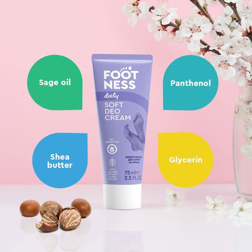 FOOTNESS SOFT DEO CREAM 75ML – buy online