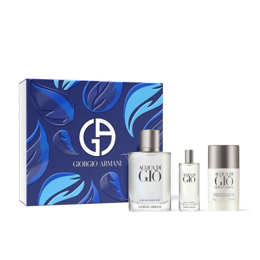 ARMANI BEAUTY ACQUA DI GIO POUR HOMME SET '24 (EDT 100ML + DEO 75ML + EDT 15ML)