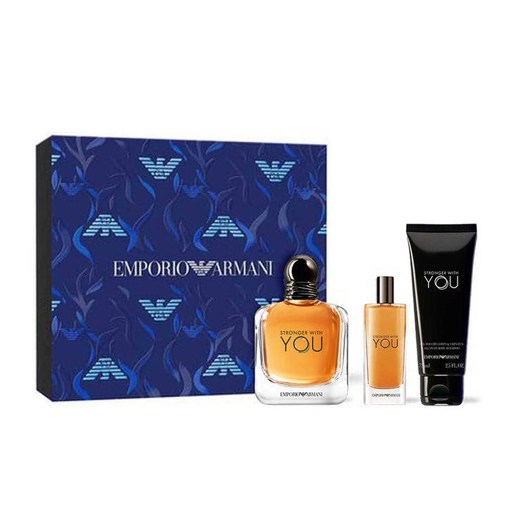 Perfume sets STRONGER WITH YOU SET'24 (EDT 100ML + EDT 15ML + SG 75ML)
