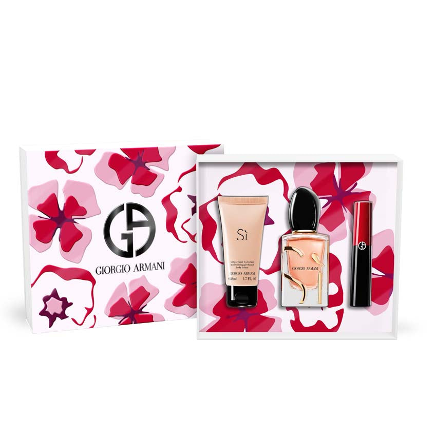 ARMANI BEAUTY SI SET'24 (EDP INTENSE 50ML + BL 50ML + LIPSTICK #405) – buy online