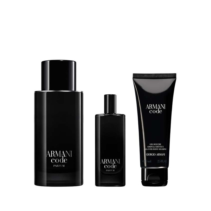 ARMANI CODE HOMME SET (PARFUM 125ML + MINIATURE 15 ML)