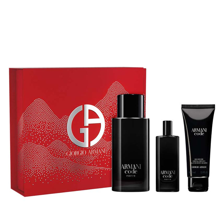 Perfume sets ARMANI CODE HOMME SET (PARFUM 125ML + MINIATURE 15 ML)