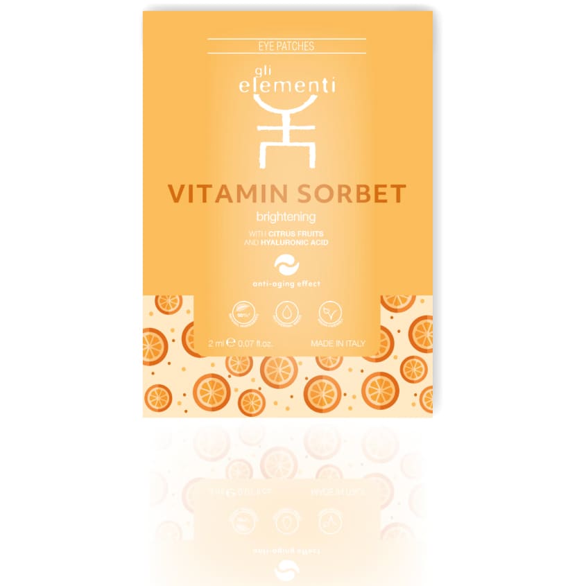 GLI ELEMENTI VITAMIN SORBET BRIGHTENING EYE PATCHES 3x2ML