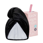 Double-Sided Satin Hair Wrap Black