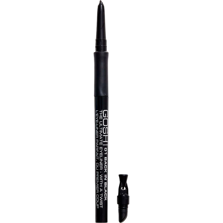 GOSH The Ultimate Eyeliner - with a twist 07 Carbon Black 0,4g