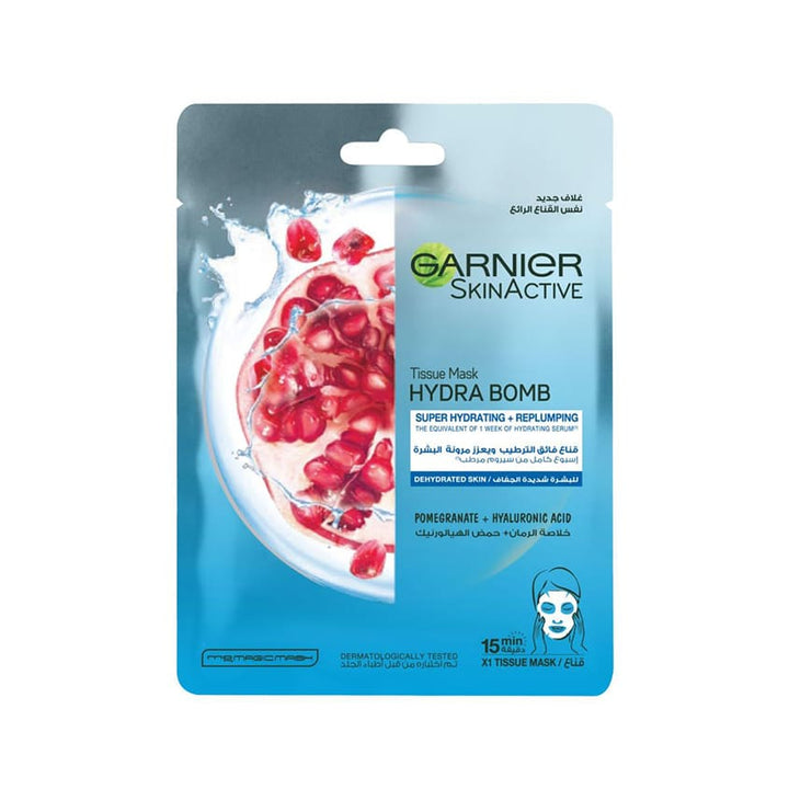 SkinActive Pomegranate Hydra Bomb Face Tissue Mask for Dehydrated Skin