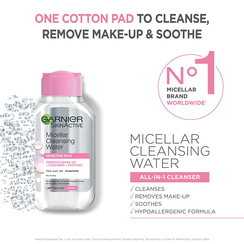SkinActive Micellar Cleansing Water for Sensitive Skin