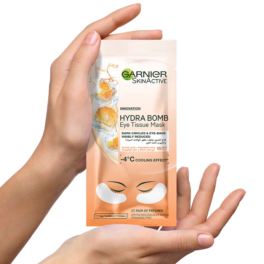 GARNIER TISSUE MASK FOR EYE AREA ORANGE 6 ML – buy online