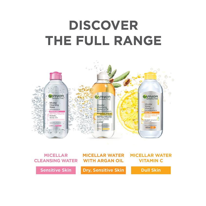 SkinActive Micellar Vitamin C Cleansing Water