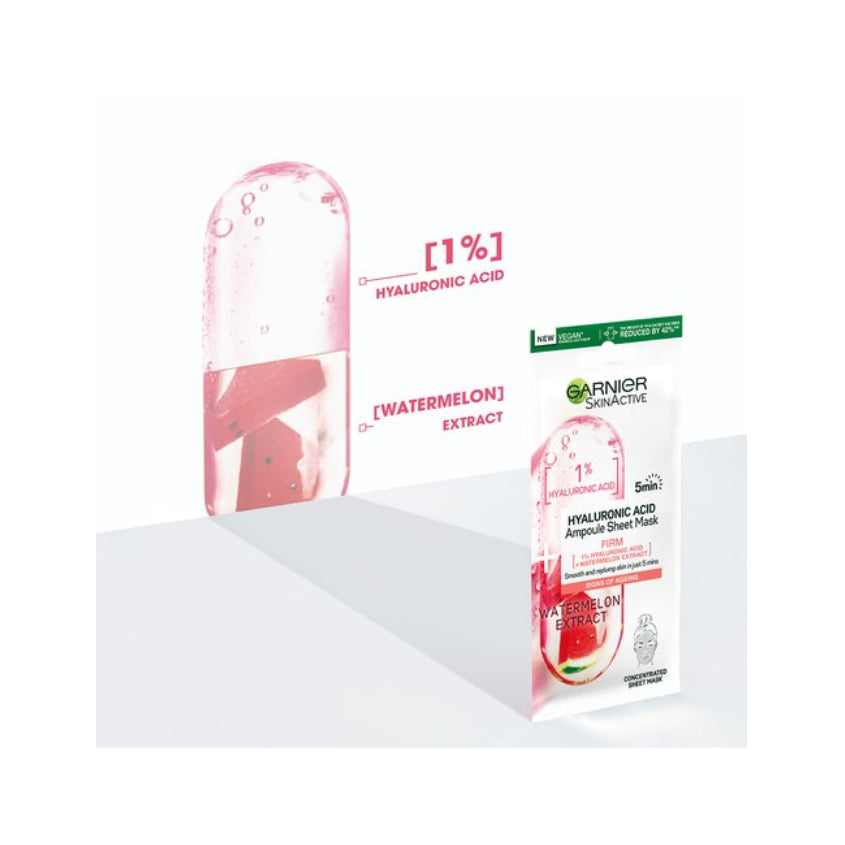GARNIER TISSUE MASK AMPOULE WATERMELON 15 ML – شراء أونلاين