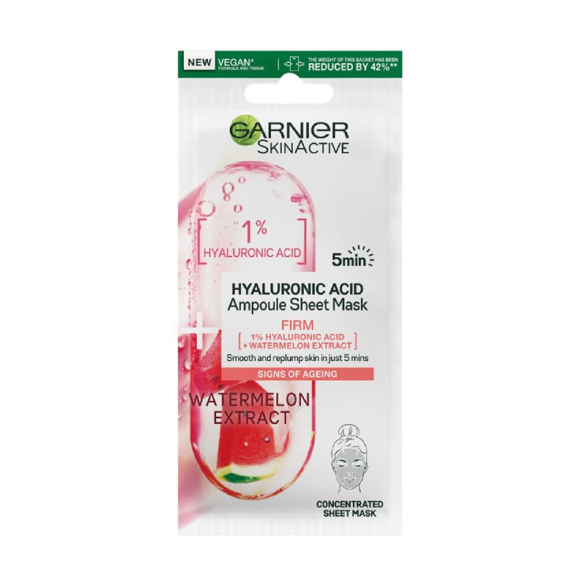 GARNIER TISSUE MASK AMPOULE WATERMELON 15 ML – متجر إلكتروني