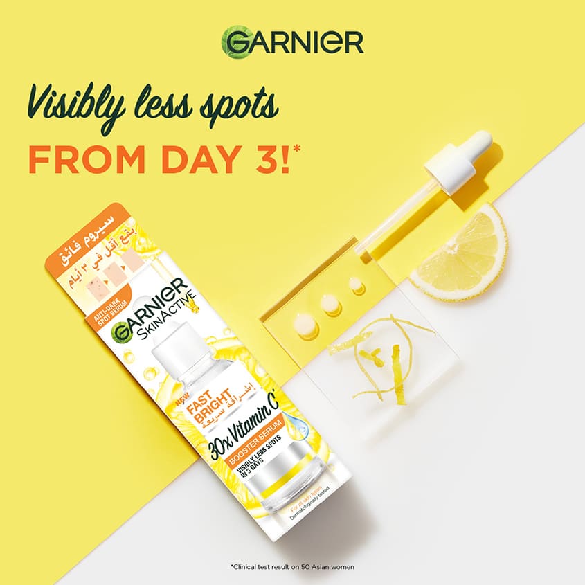 SkinActive Fast Bright Vitamin C & Niacinamide Anti Dark Spot Serum