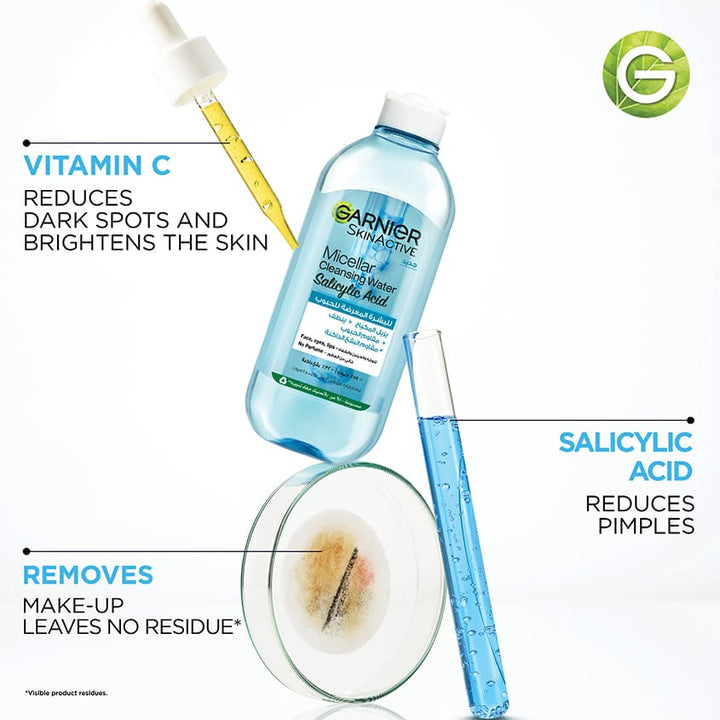SkinActive Micellar Cleansing Water with Salicylic Acid