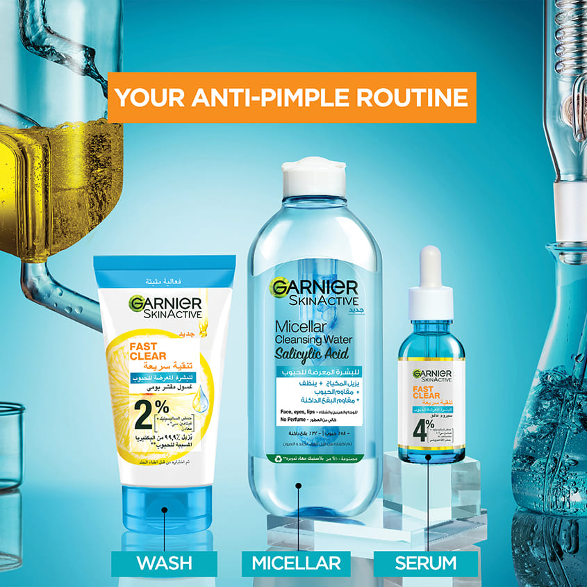 SkinActive Micellar Cleansing Water with Salicylic Acid