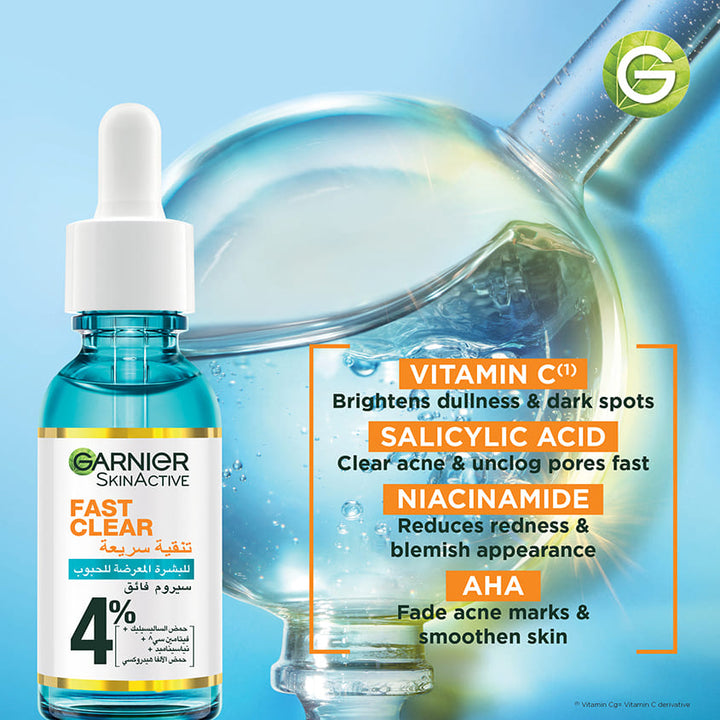 SkinActive Fast Clear Booster Serum with Salicylic Acid