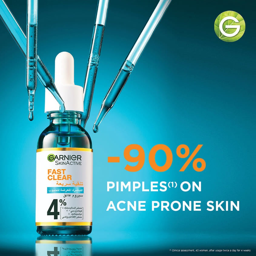 SkinActive Fast Clear Booster Serum with Salicylic Acid