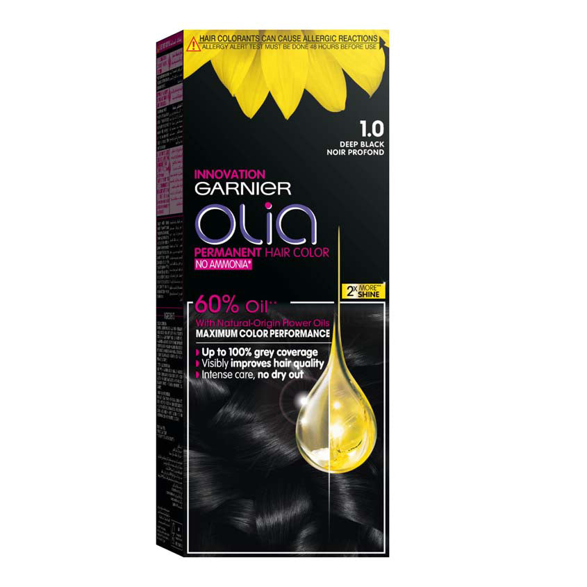 Olia Permanent Hair Color with 60% Oils