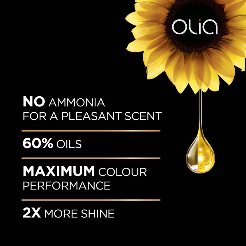 Olia Permanent Hair Color with 60% Oils