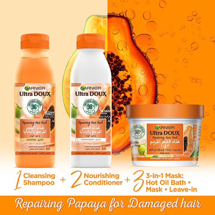 UDOUX HAIRF ASH PAPAYA B350ML GB/AR