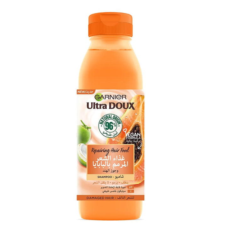 Ultra Doux Repairing Papaya Hair Food Shampoo for Damaged Hair