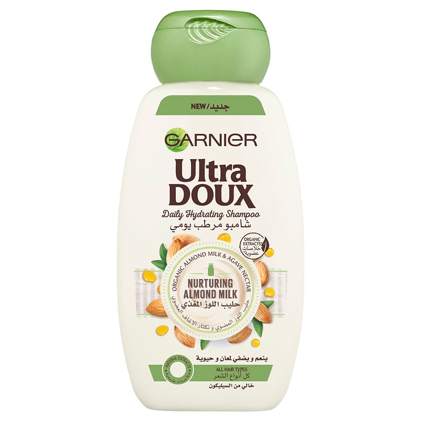 GARNIER UDX ALM.MILK SHP 400MLT GB/AR B