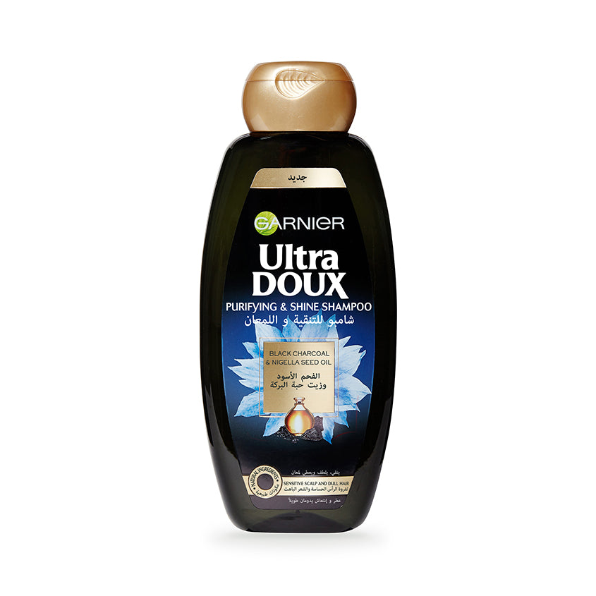 Ultra Doux Black Charcoal & Nigella Seed Oil Purifying & Shine Shampoo