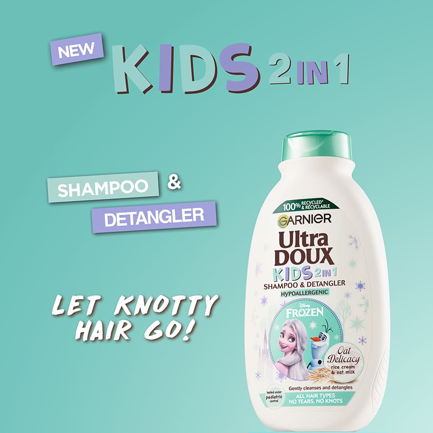 Ultra Doux Kids 2 in 1 Oats Delicacy Shampoo & Detangler