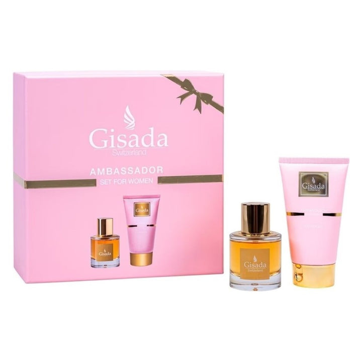 AMBASSADOR WOMEN SET(50ML EDP + 100ML SG)