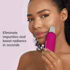 GESKE MicroCurrent Skin Scrubber Black Head Remover 9in1 Magenta 44 145G – صورة 5