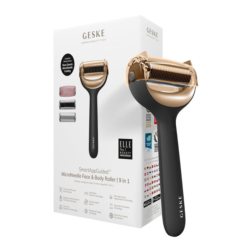 GESKE Micro Needle Face & Body roller 9 in 1 Gray 42 93G – photo 5