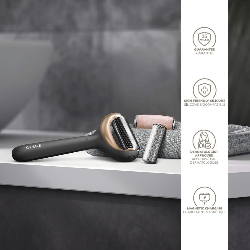 GESKE Micro Needle Face & Body roller 9 in 1 Gray 42 93G – online store