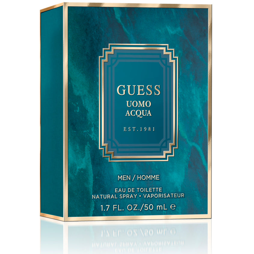 GUESS جيس أومو أكوا، إيو دو تواليت 50 مل – شراء أونلاين