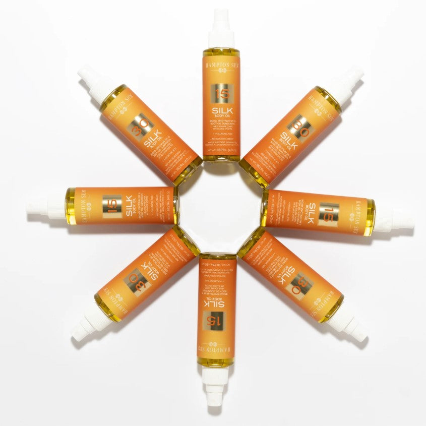 HAMPTON SUN Silk Body Oil Sunscreen SPF 15