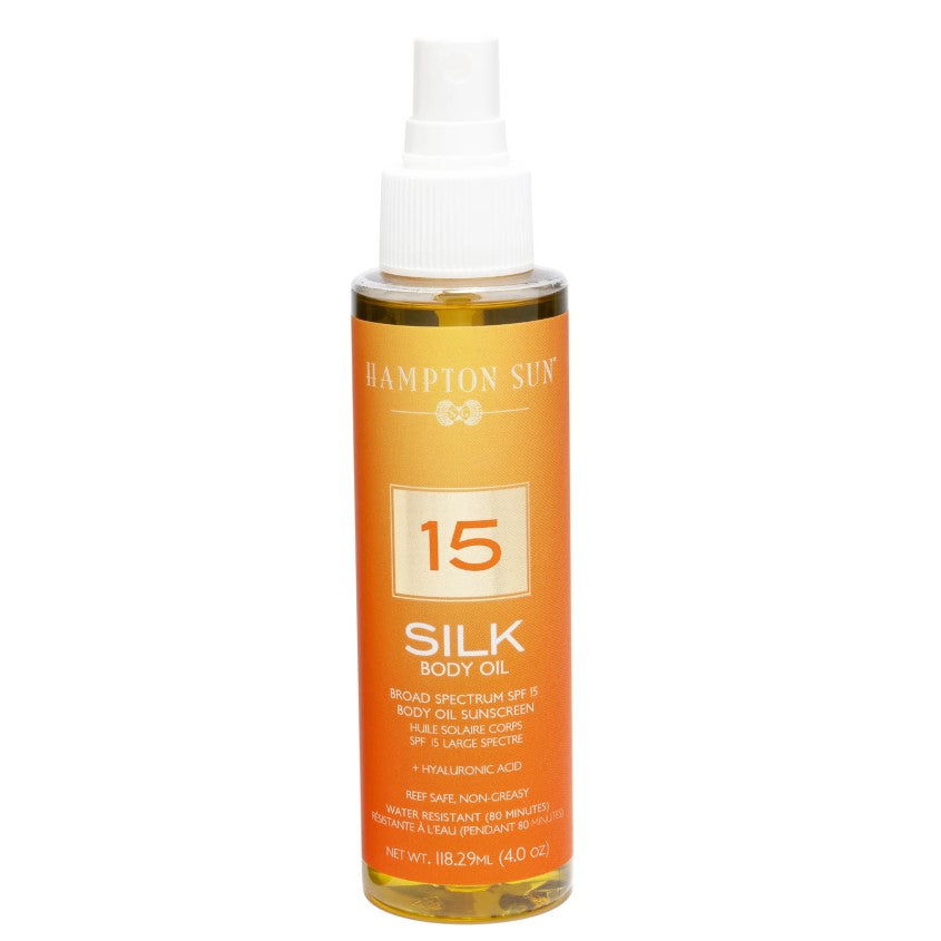 HAMPTON SUN Silk Body Oil Sunscreen SPF 15