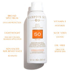 HAMPTON SUN Continuous Mist Sunscreen SPF 50