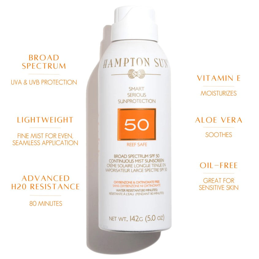 HAMPTON SUN Continuous Mist Sunscreen SPF 50