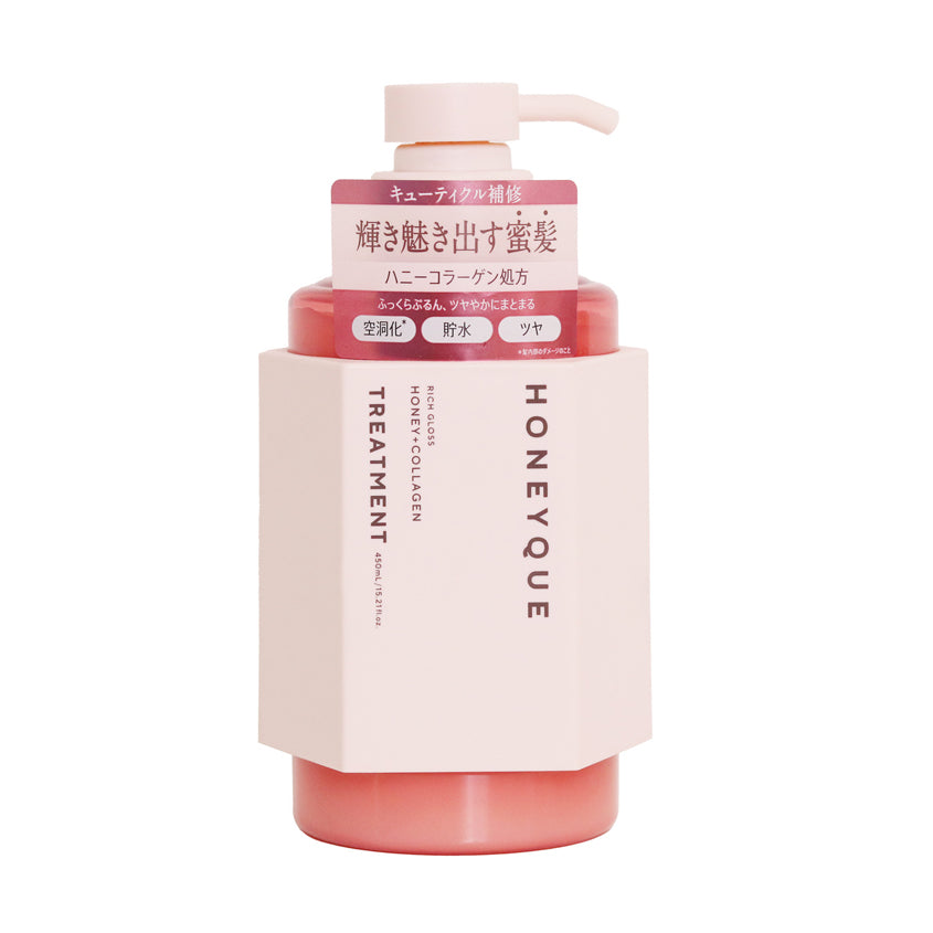 HONEYQUE RICH GLOSS HAIR TREATMENT SHINY, 450 ML