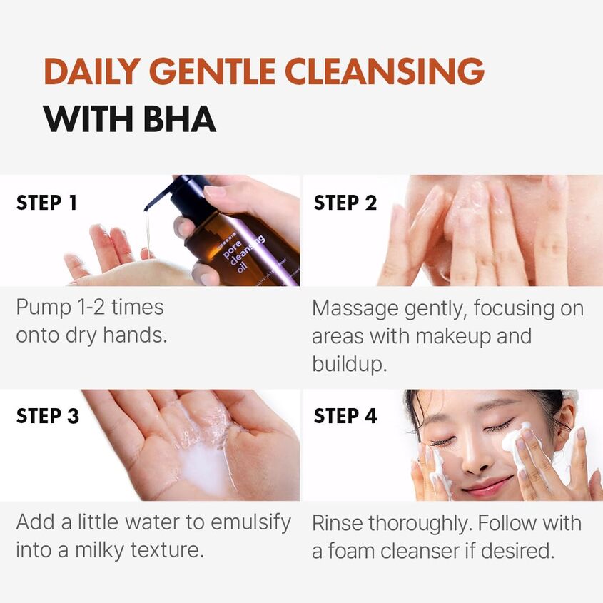 HANSKIN PORE CLEANSING OIL BHA 300ML – photo 11
