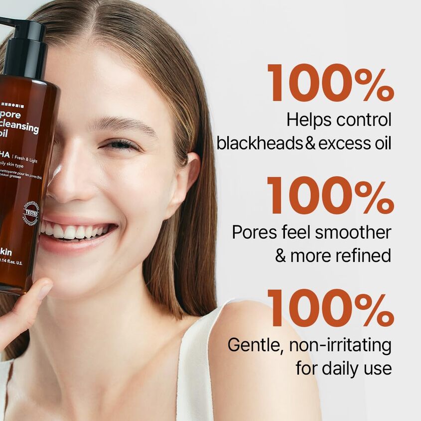 HANSKIN PORE CLEANSING OIL BHA 300ML – photo 6