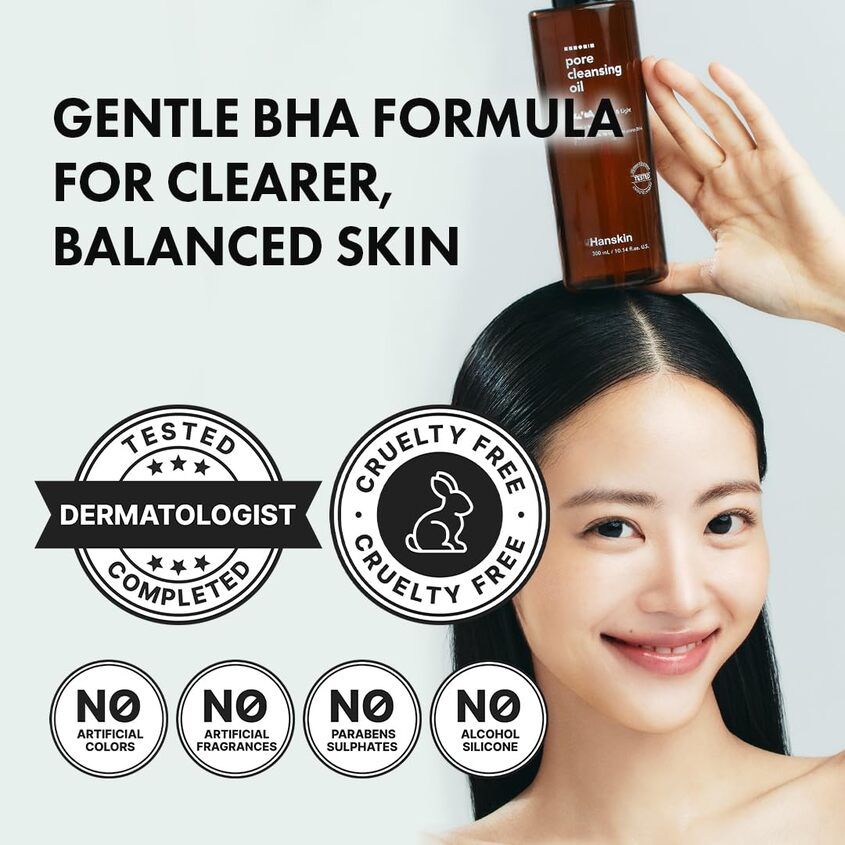 HANSKIN PORE CLEANSING OIL BHA 300ML – photo 7