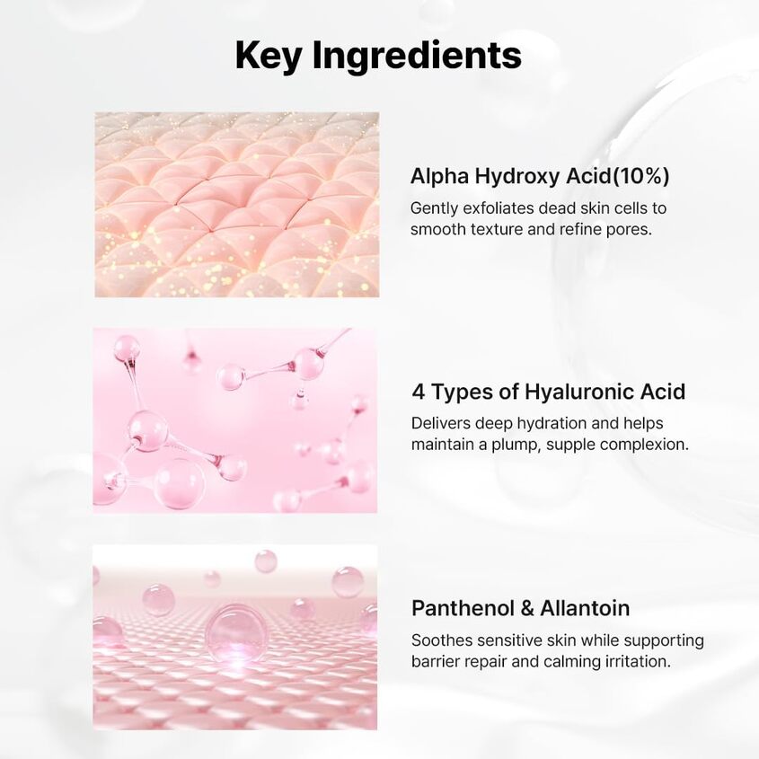 Real Complexion Hyaluron Exfoliating AHA Treatment
