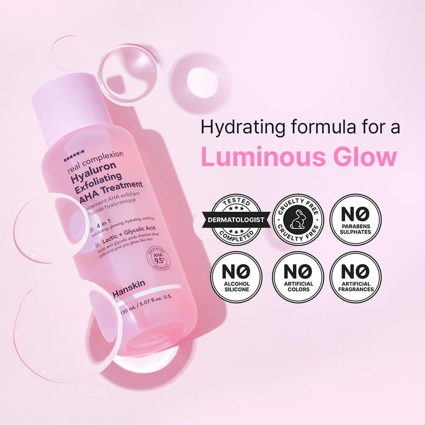 Real Complexion Hyaluron Exfoliating AHA Treatment